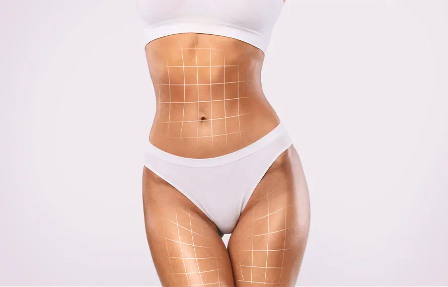 Body contouring visual from Eteris Clinic