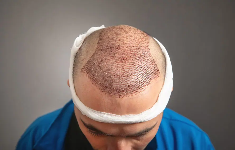 After image for Hair transplant planning and procedure-stage example at Eteris Clinic Day Hospital